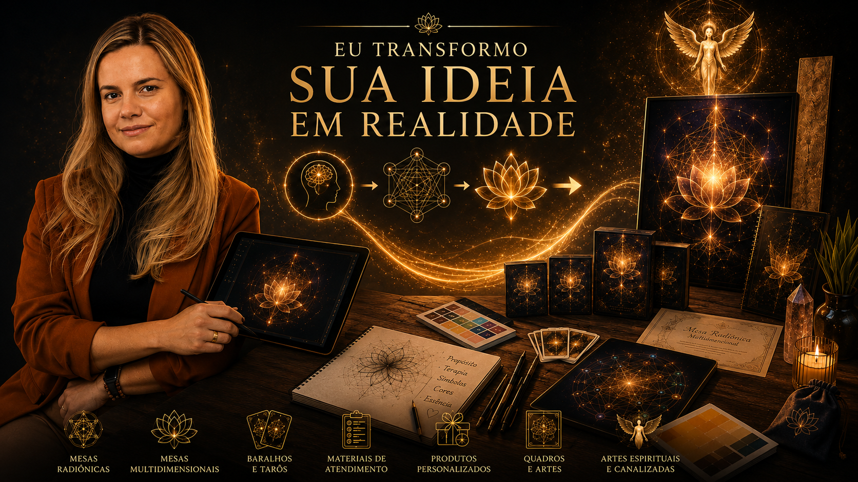 Fotografia de Criação de Projetos Espirituais Personalizados
