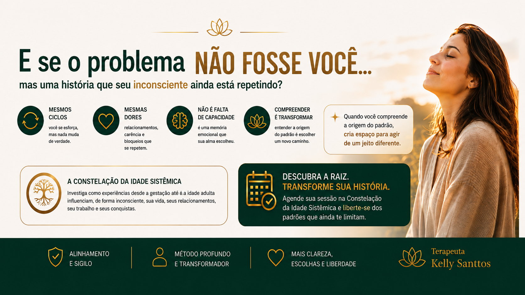 Fotografia de Constelação Idade Sistêmica (criança interna)