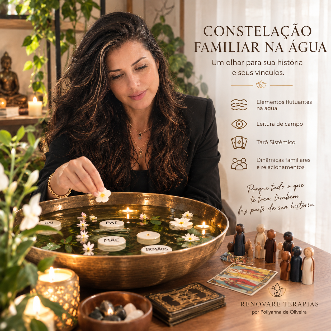 Fotografia de Constelação Familiar na Água